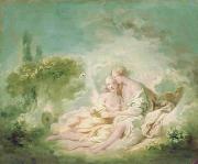 Jean-Honore Fragonard Jupiter and Callisto oil